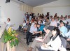 Anette Talhari defende sua tese no auditório da FMT, em Manaus (Fotos:
