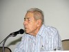 Geógrafo Ab Saber durante conferência na SBPC (Foto:UFRN/Agecom)