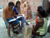 Estudantes fazem contato direto com moradores do bairro (Foto: Divulgação)