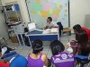Alunos reunidos em atividade de campo (Foto: Divulgação)