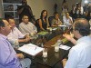 Reunião na sede do governo (Foto: Ulysses Varela)