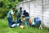 Equipe visita domicílios em busca de focos do mosquito da dengue (Foto: Divulgação)