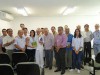 Pesquisadores e convidados após a reunião (Foto: Anamaria Leventi)