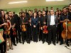Músicos da Orquestra Sinfônica da UEA reunidos com a primeira-dama do Estado Nejmi Aziz (Foto: Henock Pereira)