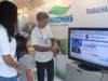 Consultora virtual do Cetam é atração na SNCT-AM (Foto: Kedima Taumaturgo/Sect-AM)