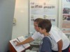Profissionais e especialistas mostram ações da escola voltadas para deficientes (Foto: Kedima Taumaturgo)