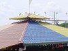 Telhas além de terem o apelo sustentável, podem ser encontradas em diversas cores, proporcionando um ar contemporâneo às construções (Foto: Reprodução)