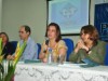 Mesa com reitora da Ufam, Márcia Perales (centro), vice-reitor, Hedinaldo Narciso e diretora-presidenta da FAPEAM, Maria Olívia Simão (esquerda) (Foto: Juscelino Simões/Ascom Ufam)