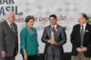 Diretor de Negócios da Pentop recebeu prêmio das mãos da presidenta Dilma (Foto: Divulgação Finep)