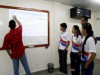 Lousas interativas passam a fazer parte do cotidiano das escolas públicas estaduais do Amazonas (Foto:Ascom/Seduc)
