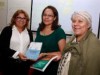 Mesa-redonda foi formada pela diretora-presidenta da FAPEAM, Maria Olívia Simão e coordenadoras dos Programas de Pós-Graduação em Comunicação no Amazonas e Pará, Mirna Feitoza e Maria Ataíde Malcher, respectivamente (Foto: Ricardo Oliveira/Ag.Fapeam)