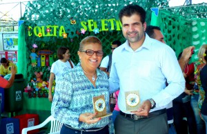 Diretora-presidenta Maria Olívia Simão e o secretário executivo Eduardo Taveira. (Foto: Denison Silvan).