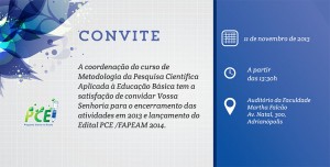 Imagem da notícia - Fapeam lança edital PCE para edição de 2014