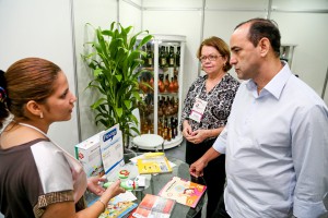 Diretora presidenta em exercício recebe o secretário da Sefaz. (Foto: Érico Xavier)