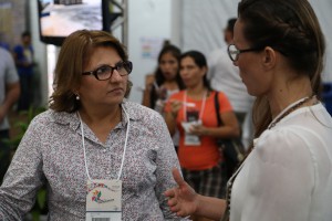 Diretora presidenta da FAPEAM prestigiou a Feira e visitou as empresas apoiadas pelo Governo do Estado. (Foto: Érico Xavier)