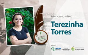 É a primeira vez que a jornalista participa da premiação. Foto:Érico Xavier. Agência FAPEAM