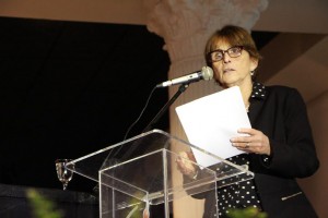 Durante a solenidade de abertura a presidente da SBPC, Helena Nader, fez críticas à redução do orçamento para ciência e educação. (Foto: Daniel Jordano/Agência FAPEAM)