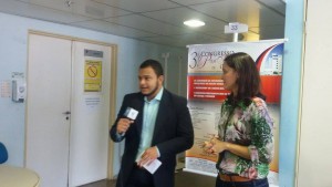 Diretora de Ensino e Pesquisada FCecon, doutora Kátia Luz Torres, durante a apresentação dos trabalhos. Foto: divulgação/FCecon