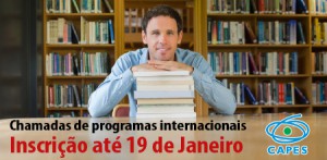 Imagem da notícia - Chamadas de programas internacionais da Capes têm inscrição até 19 de janeiro