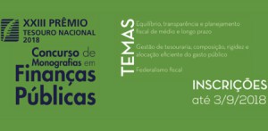 Imagem da notícia - Prêmio Tesouro Nacional 2018 recebe inscrições