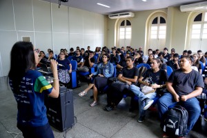 Imagem da notícia - Representantes do Centelha Amazonas apresentam o Programa para alunos do Cetam