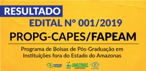 Imagem da notícia - Fapeam anuncia resultado do PROPG-Capes/Fapeam- edital N°001/2019