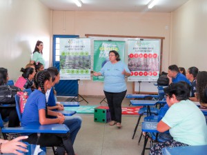 Imagem da notícia - Alunos do interior do Amazonas aprendem a importância da floresta e biodiversidade Amazônica