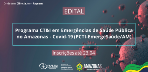Imagem da notícia - Fapeam lança edital para Emergências de Saúde Pública no Amazonas – Covid-19