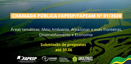 Banner destaque chamada fapesp fapeam