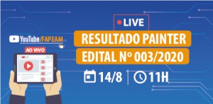 Imagem da notícia - Fapeam divulga amanhã (14/8) o resultado do Painter