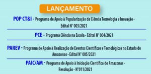 Imagem da notícia - Fapeam lança editais para apoiar a formação de recursos humanos e popularização da ciência