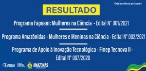 Imagem da notícia - Fapeam anuncia resultados de editais de apoio à pesquisa e ao empreendedorismo inovador