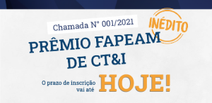 Imagem da notícia - Prêmio Fapeam de CT&I: termina hoje as inscrições