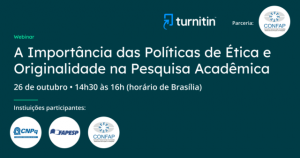 Imagem da notícia - Webinar debate a importância das políticas de ética e originalidade na pesquisa acadêmica