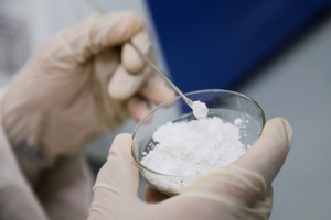 Aspecto da amostra após procedimento de maceração e peneiramento -homogeneização - Fotos Érico Xavier - Fapeam-98