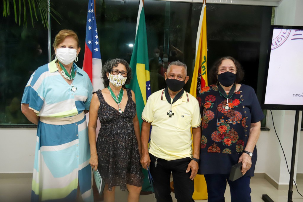 Homenageados- Menções Honrosas Warwick Kerr e Rio Negro - Fotos Érico Xavier - Fapeam