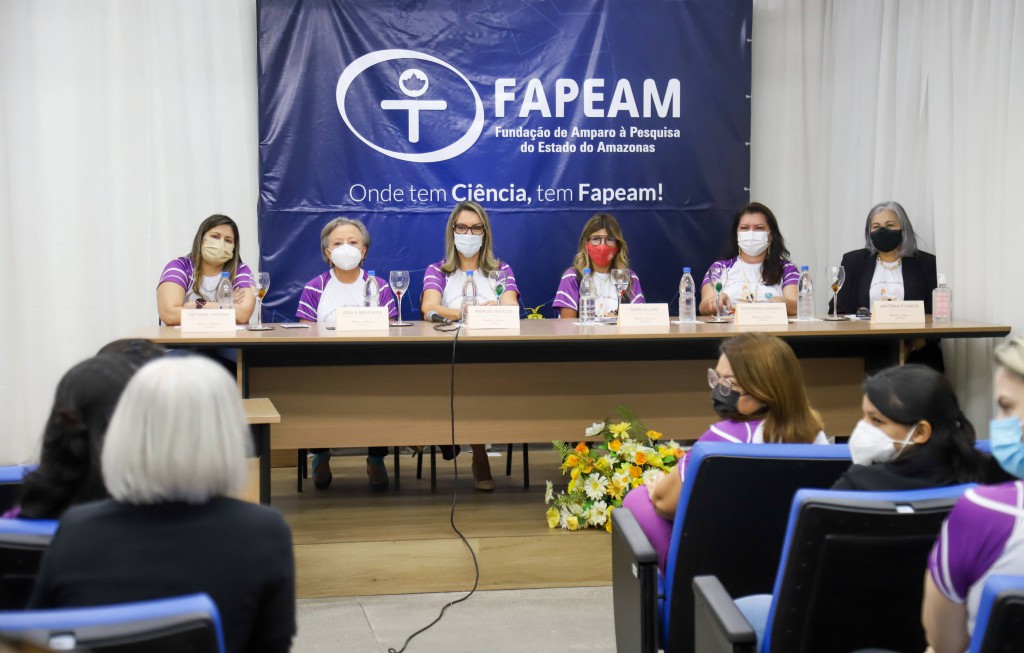 11.02.2022 - LANÇAMENTO MOVIMENTO MULHERES E MENINAS NA CIÊNCIA DA FAPEAM - Fotos Érico Xavier - Fapeam-119