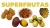 Fapeam Algumas superfrutas investigadas no projeto (de cima para baixo, da esquerda para a direita). bacuri-coroa, pupunha, biribá, buriti e maracujá-do-mato. Acervo Lyege Magalhães (