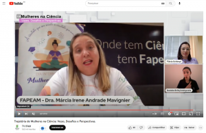 Imagem da notícia - Fapeam debate sobre ‘Trajetória de Mulheres na Ciência: Vozes, Desafios e Perspectivas’, em live do Ifam