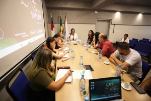 Imagem da notícia - Lideranças da Associação Nacional de Pós-Graduandos no Amazonas visitam a Fapeam