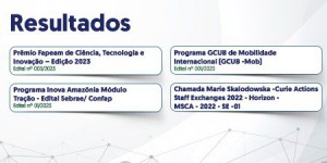 Imagem da notícia - Fapeam divulga resultados de quatro editais para pesquisadores do Amazonas