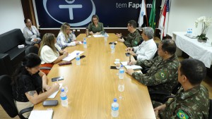 Imagem da notícia - Fapeam recebe visita do Instituto Militar de Engenharia para discutir possível parceria institucional