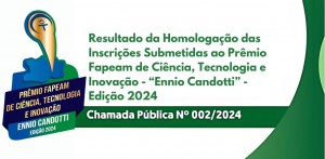 Imagem da notícia - Fapeam divulga resultado da homologação das inscrições submetidas ao Prêmio Fapeam de Ciência, Tecnologia e Inovação – “Ennio Candotti” – Edição 2024