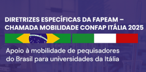 Imagem da notícia - Fapeam divulga diretrizes específicas da Chamada Mobilidade Confap Itália