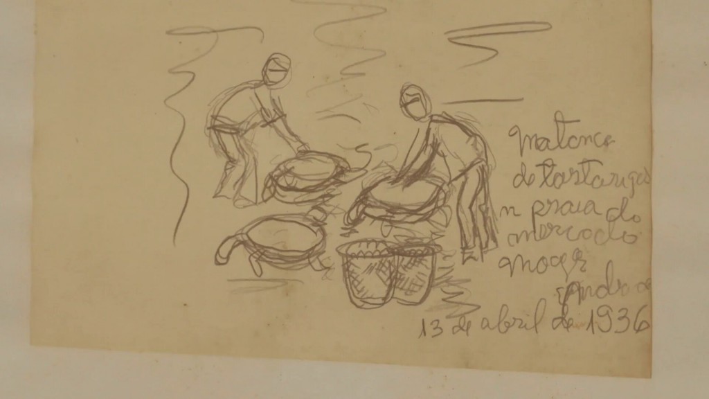 Obra de Moacir de Andrade. Foto:  pesquisador Sérgio Ivan Gil Braga