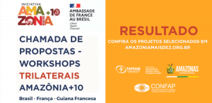 Imagem da notícia - Com investimento aproximado de R$ 845 mil, Iniciativa Amazônia+10 e Embaixada Francesa divulgam resultado final da Chamada Workshops Trilaterais