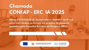 Imagem da notícia - Confap lança chamada 2025 em parceria com o Conselho Europeu de Pesquisa para apoiar a mobilidade internacional de pesquisadores doutores