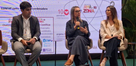 #caption_122137 Fapeam_participa_de_painel_da_Fapespa_na_Cop_30_sobre_colaborações_subnacionais_e_financiamento_de_pesquisas_Foto_Decon_Fapeam_1