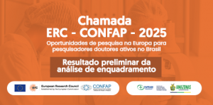 Imagem da notícia - Fapeam divulga o resultado preliminar da análise de enquadramento da Chamada ERC Confap 2025