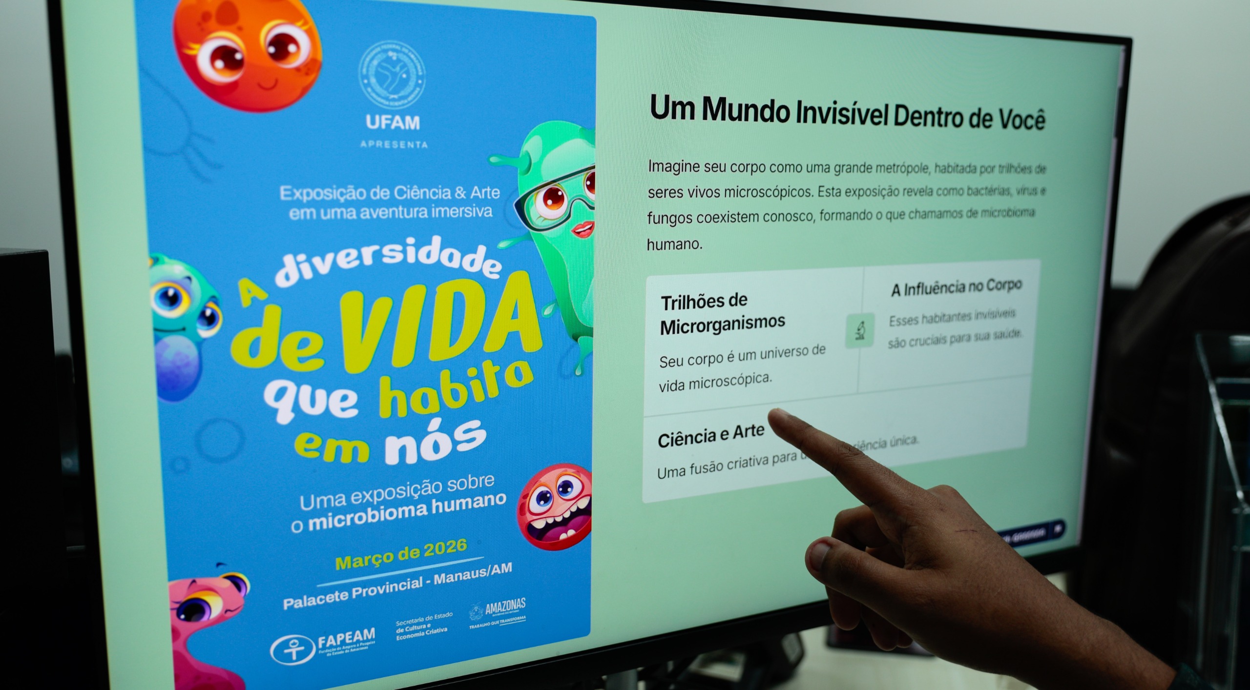 Governo_do_Amazonas_apoia_exposicão_artistica_sobre_o_microbioma_humano_Foto_Ayrton_Lopes_Fapeam_1